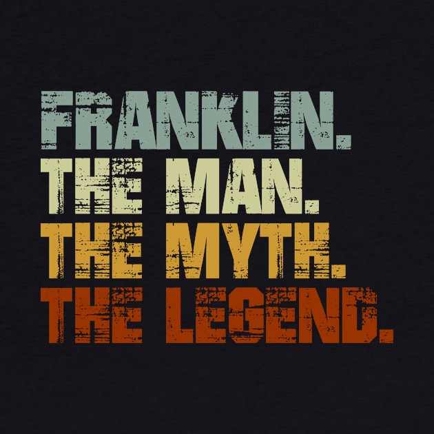 Franklin The Man The Myth The Legend by designbym